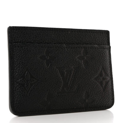 Louis Vuitton Empreinte Card Holder Black 3 of 8