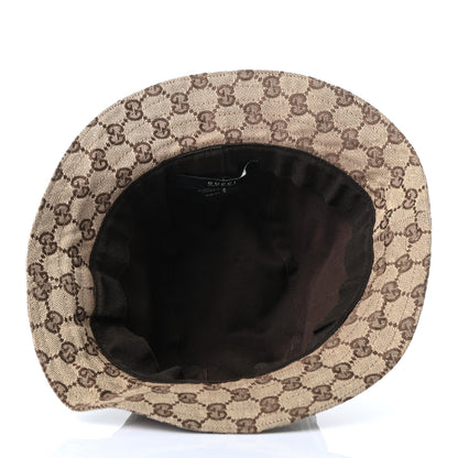 Gucci Monogram Web Bucket Hat M Brown 7 of 8