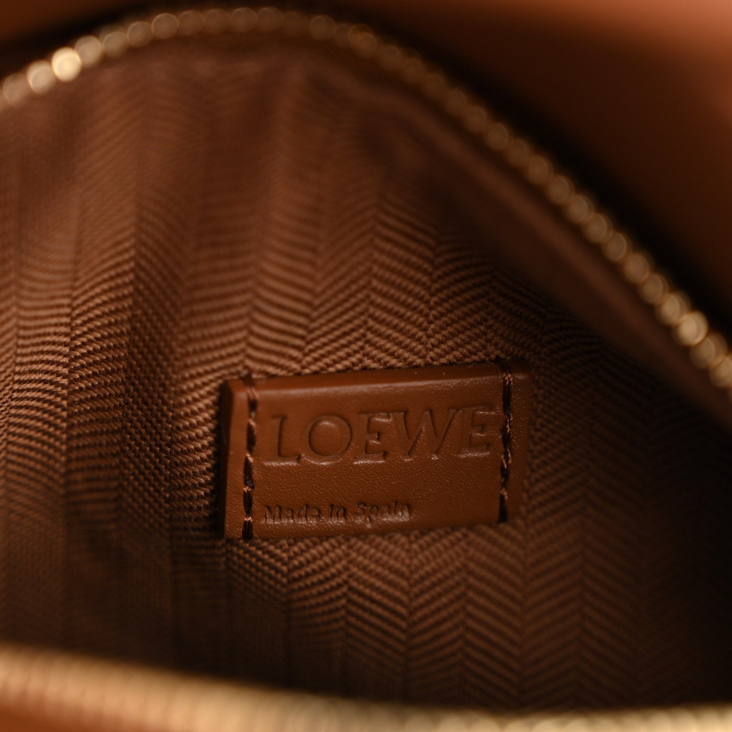 Loewe Satin Calfskin Mini Puzzle Bag Pecan 6 of 12