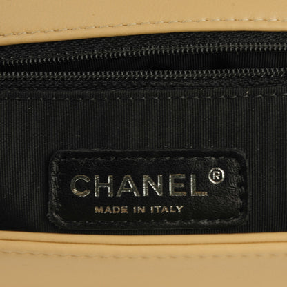 Chanel Calfskin Embossed New Medium Cordoba Boy Flap Ecru 6 of 7