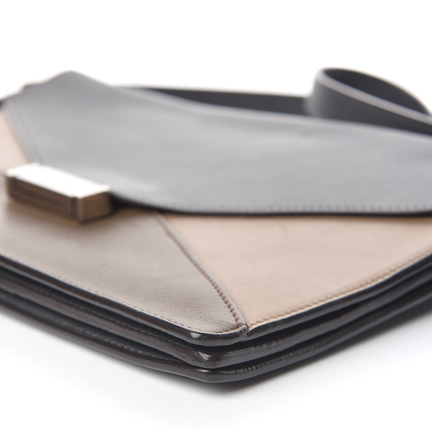 Celine Smooth Calfskin Small Tri-Color Diamond Clutch 7 of 8