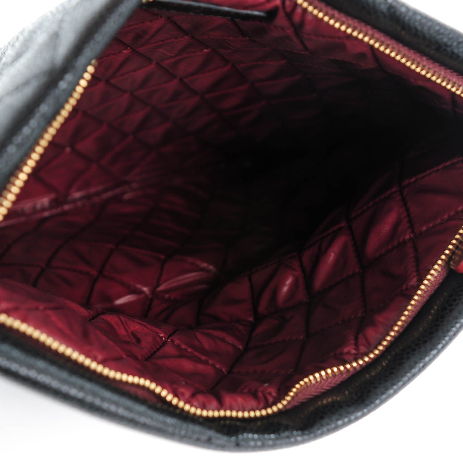 Chanel Caviar Quilted CC Beauty Clutch Black 5 of 7