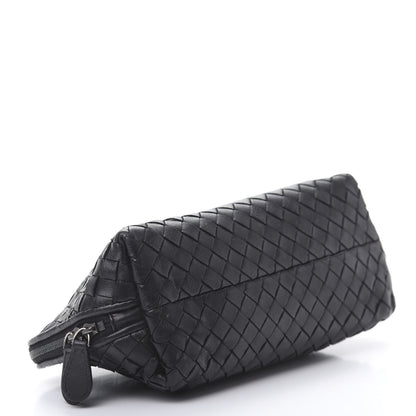 Bottega Veneta Nappa Intrecciato Cosmetic Case Black 4 of 12