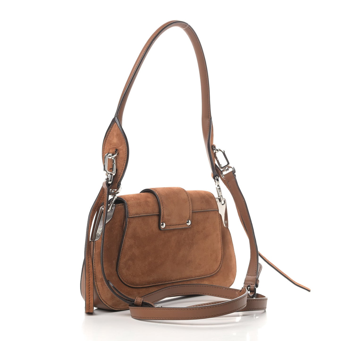 Camoscio City Calfskin Sidonie Shoulder Bag Palissandro