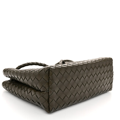 Bottega Veneta Nappa Intrecciato Medium Andiamo Shoulder Bag Dark Green 4 of 9