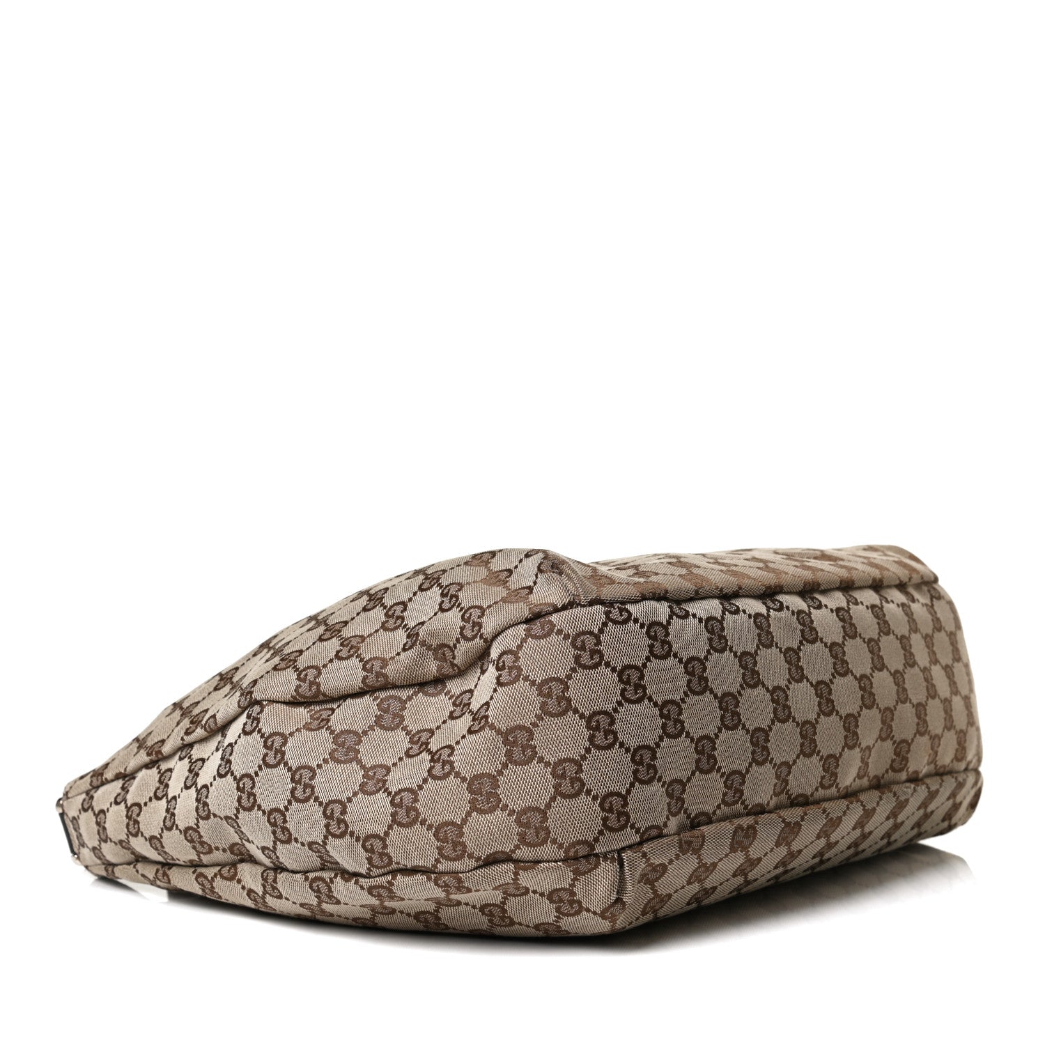 Gucci Monogram Large New Ladies Web Hobo Dark Brown 4 of 16