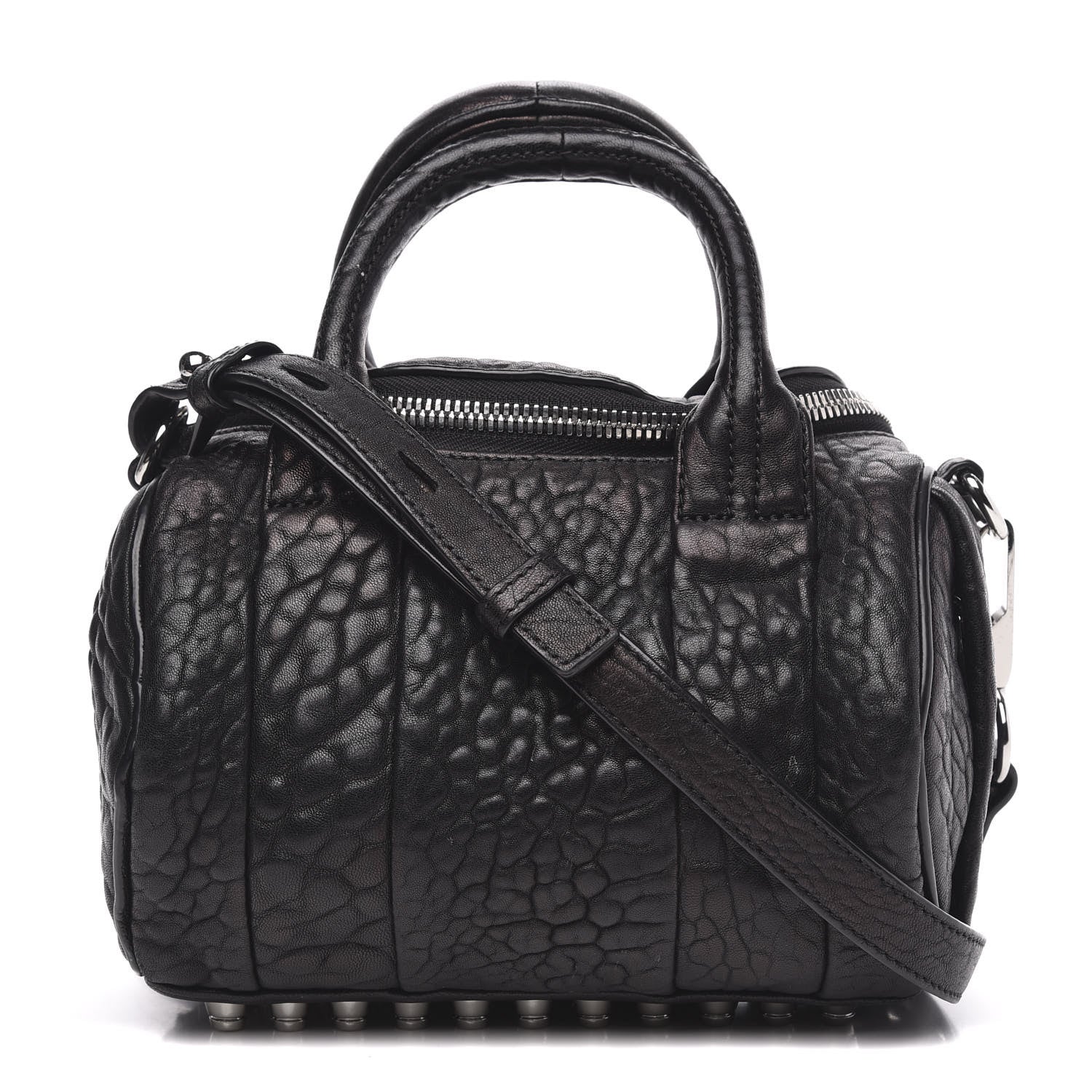 Alexander Wang Pebbled Lambskin Mini Rockie Black Rhodium Hardware 1 of 12