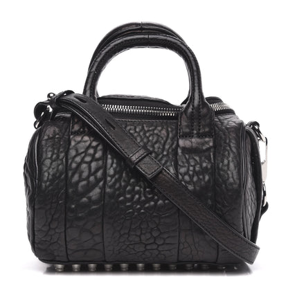 Alexander Wang Pebbled Lambskin Mini Rockie Black Rhodium Hardware 1 of 12