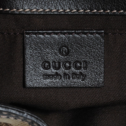 Gucci Monogram Mini Indy Top Handle Bag Dark Brown 6 of 7