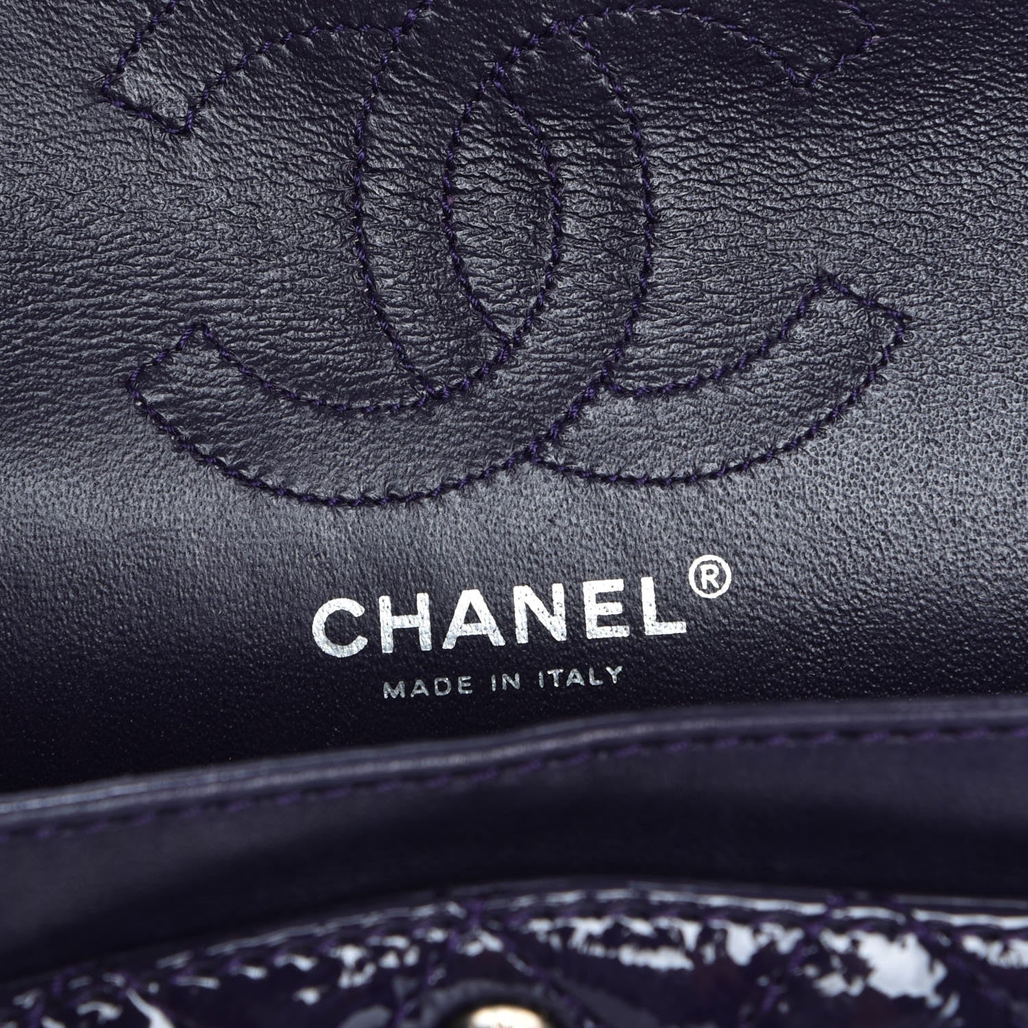 Chanel Patent 2.55 Reissue Flap 224 Purple 6 of 8