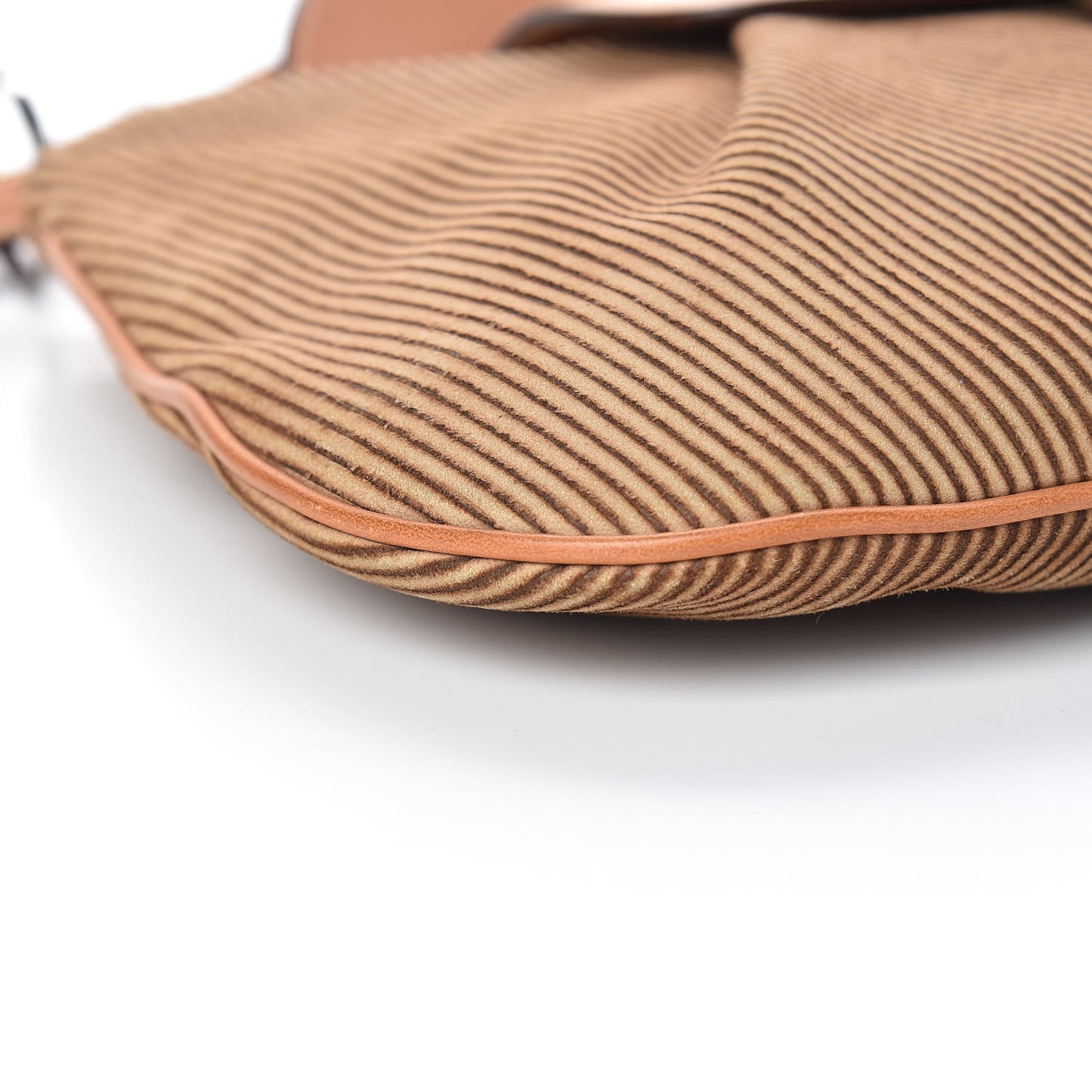 Suede Buckle Hobo Brown