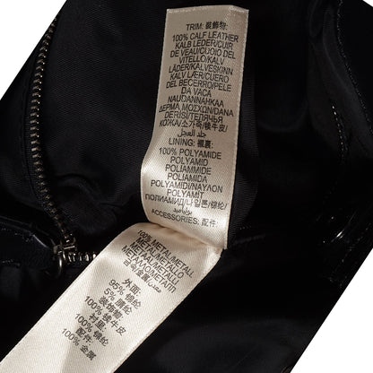 Burberry Nylon Beat Check Studded Hobo Black 8 of 9