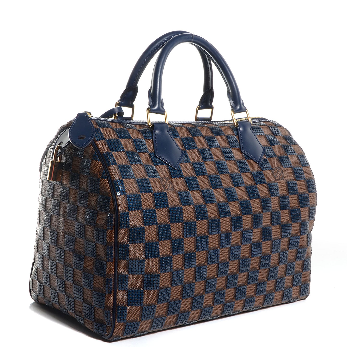 Damier Paillettes Speedy 30 Blue