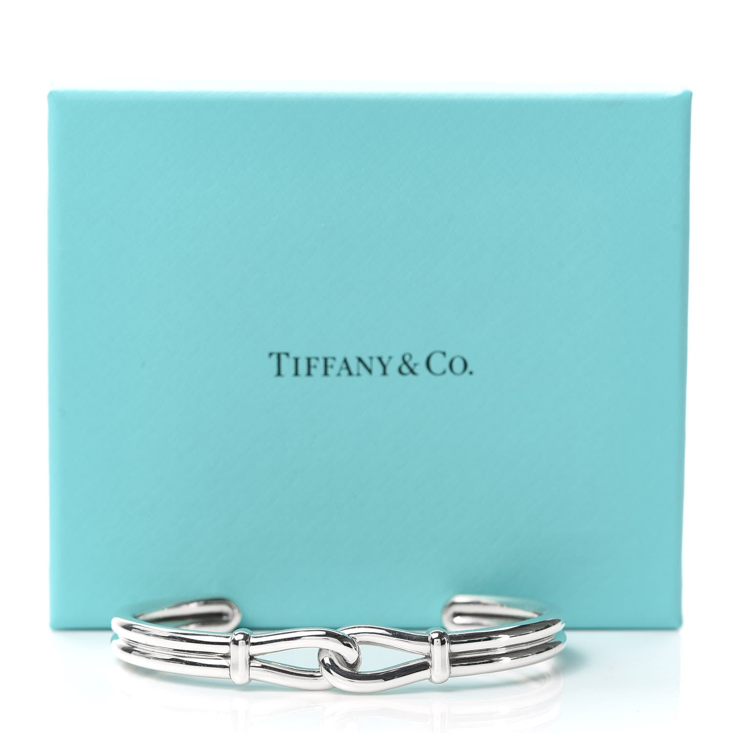 Tiffany Sterling Silver Paloma Picasso Knot Cuff Bracelet 5 of 5