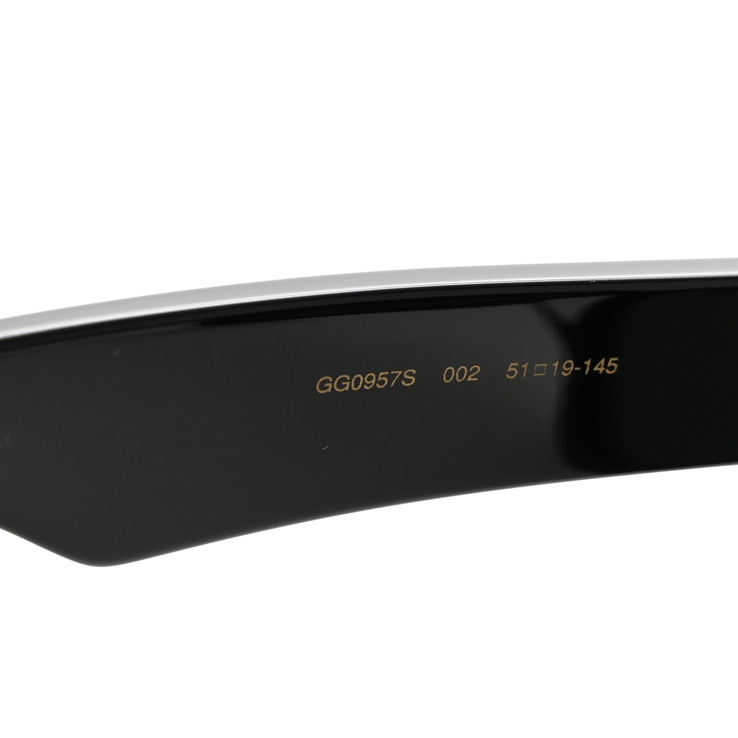 Acetate Cat Eye Sunglasses GG0957S Black