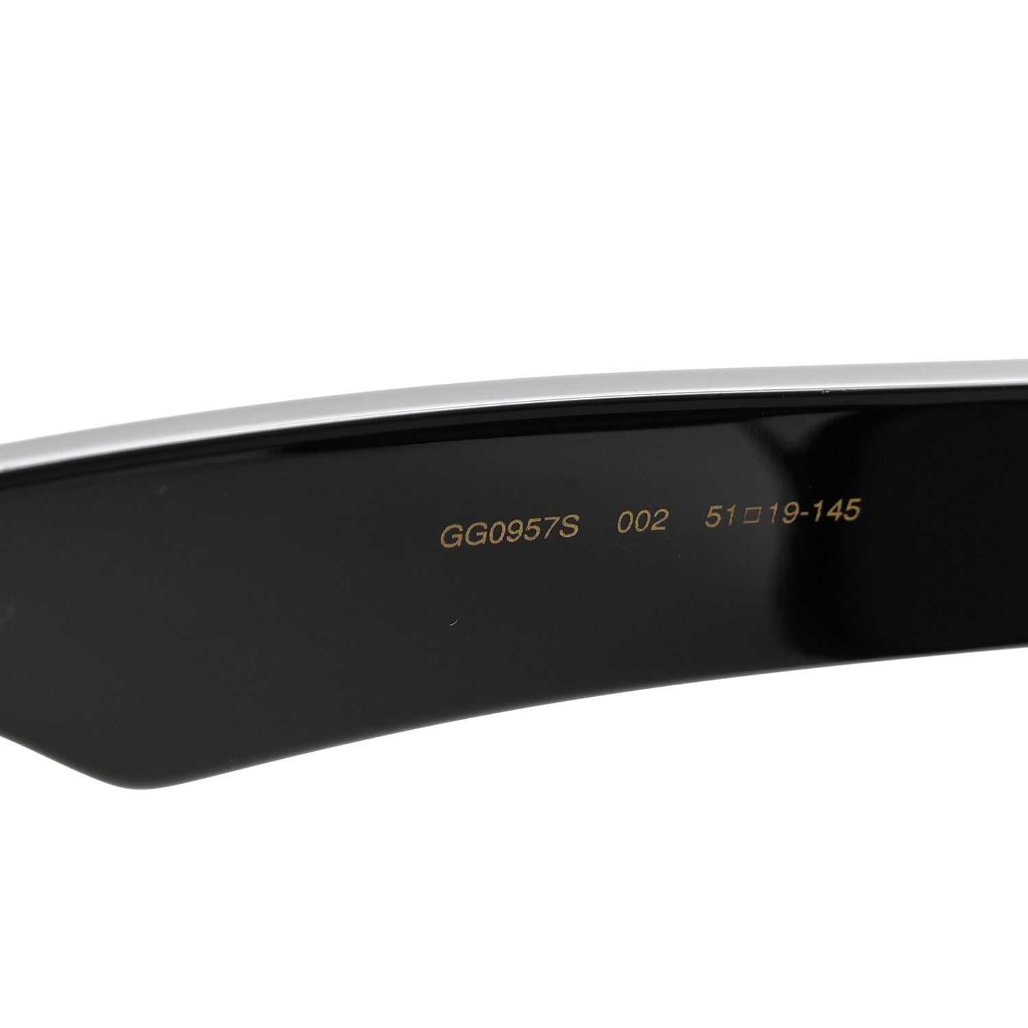 Gucci Acetate Cat Eye Sunglasses GG0957S Black 6 of 11
