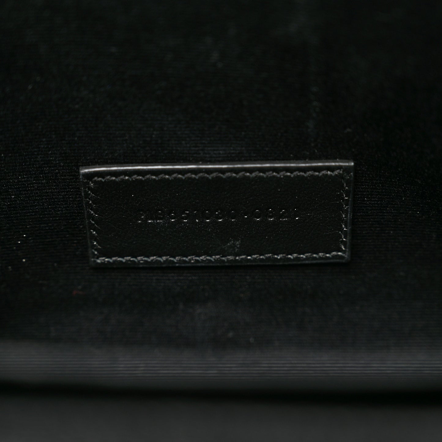 Grain De Poudre Textured Mixed Matelasse Triquilt Monogram Clutch Black