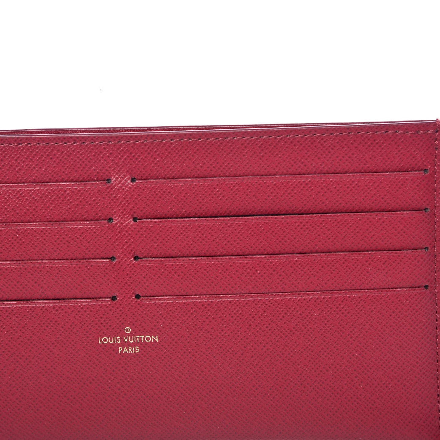 Calfskin Felicie Card Holder Insert Fuchsia