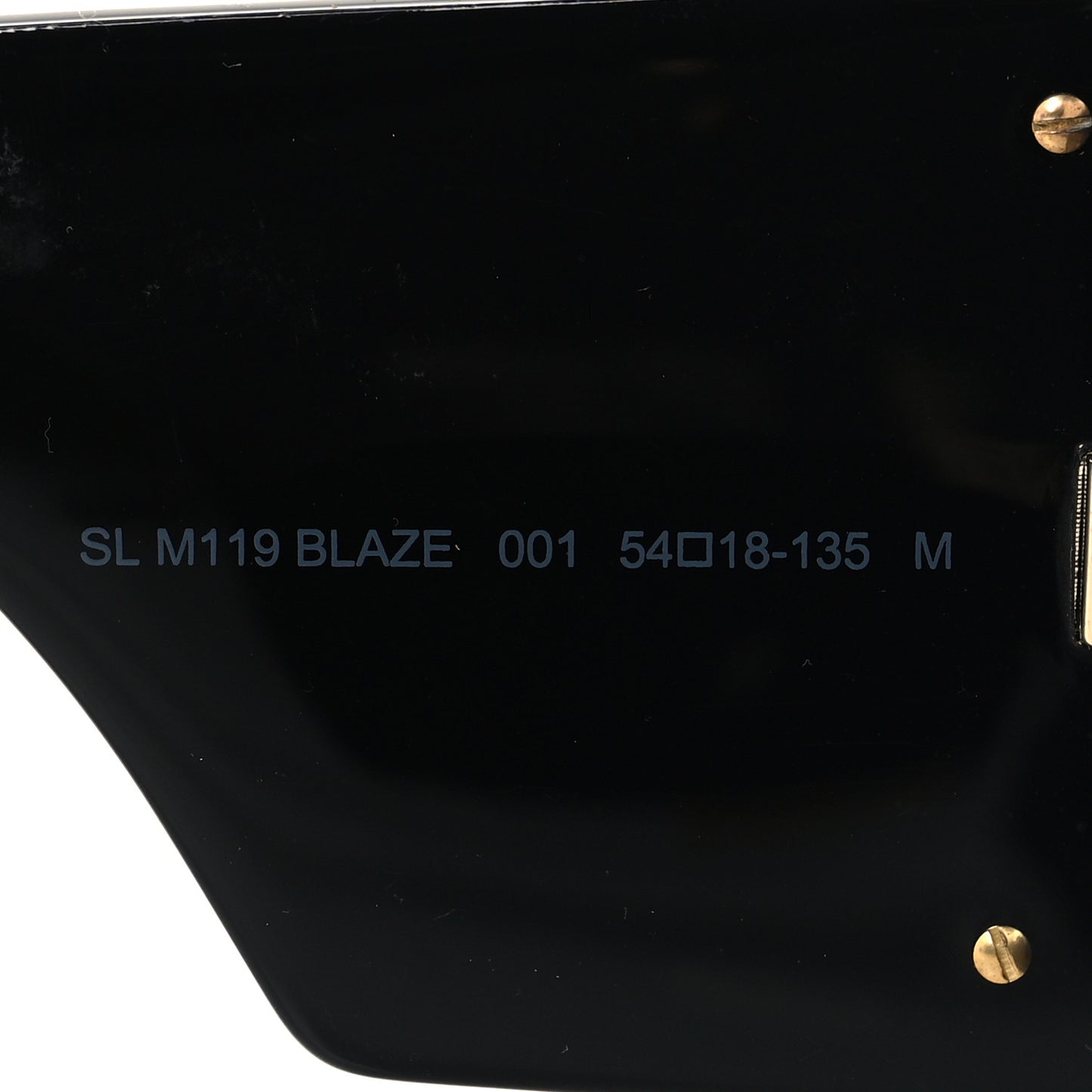 Acetate Blaze Sunglasses SL M119 Black