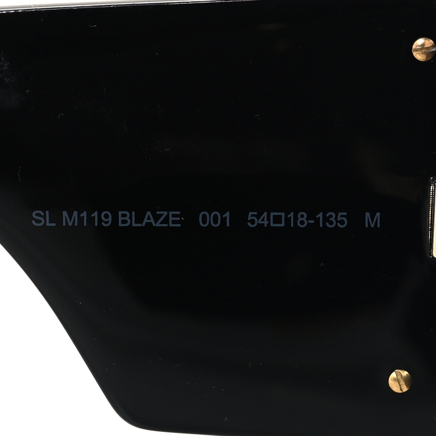 Saint Laurent Acetate Blaze Sunglasses SL M119 Black 7 of 9