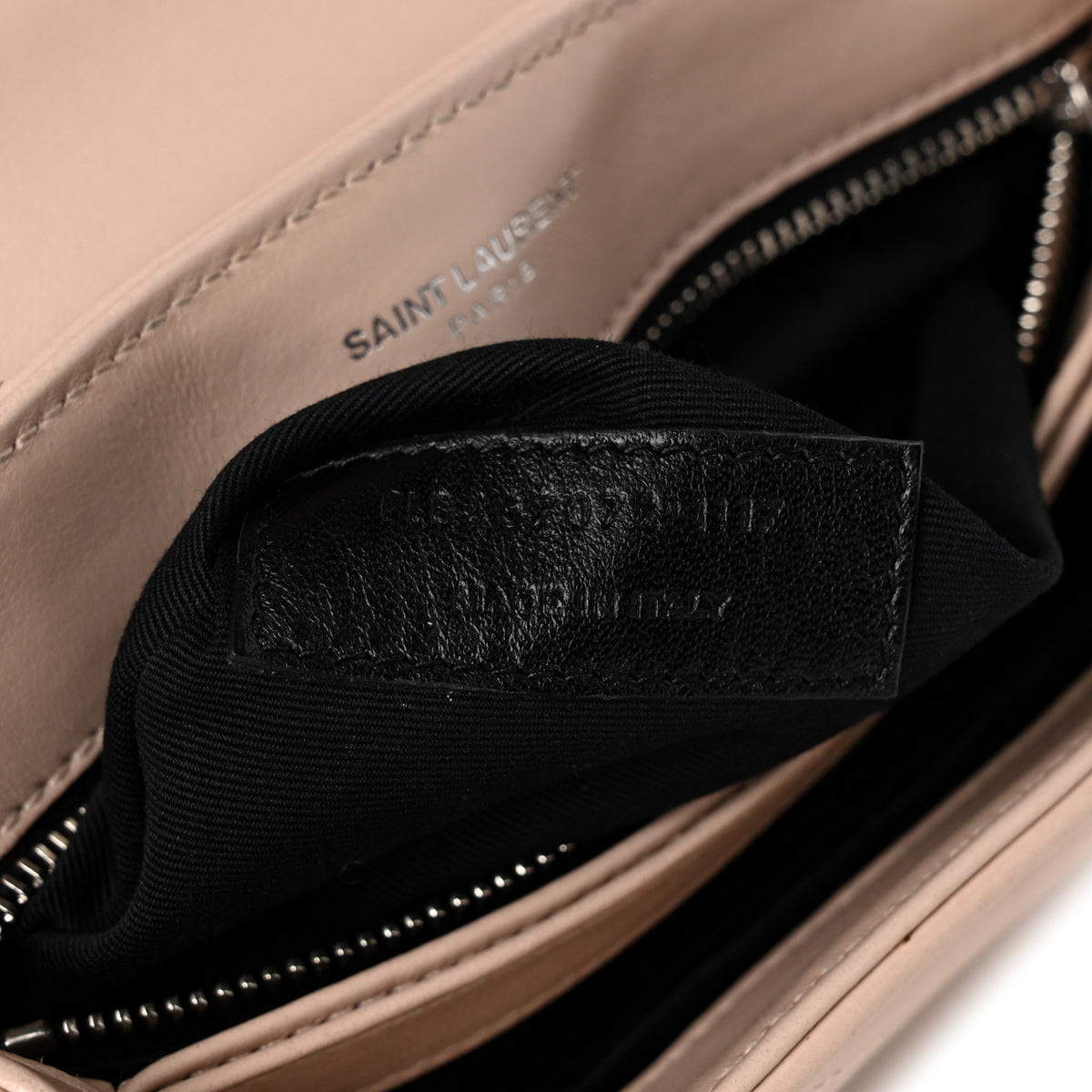 Calfskin Y Quilted Monogram Toy Loulou Crossbody Bag Nude Powder