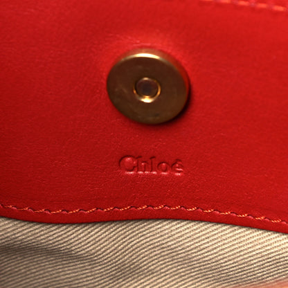 Chloe Calfskin Suede Small Roy Bag Earthy Red 6 of 8