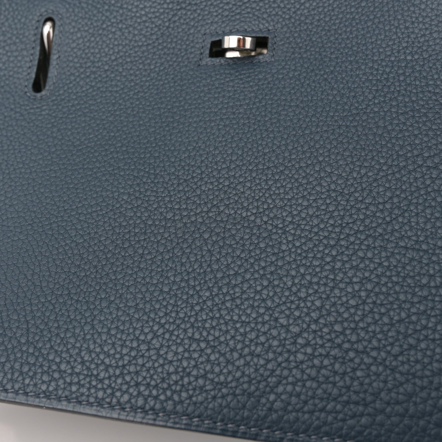 Hermes Taurillon Clemence Jypsiere 34 Bleu de Prusse 15 of 15