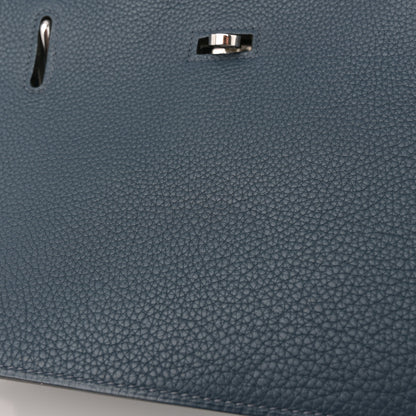 Hermes Taurillon Clemence Jypsiere 34 Bleu de Prusse 15 of 15