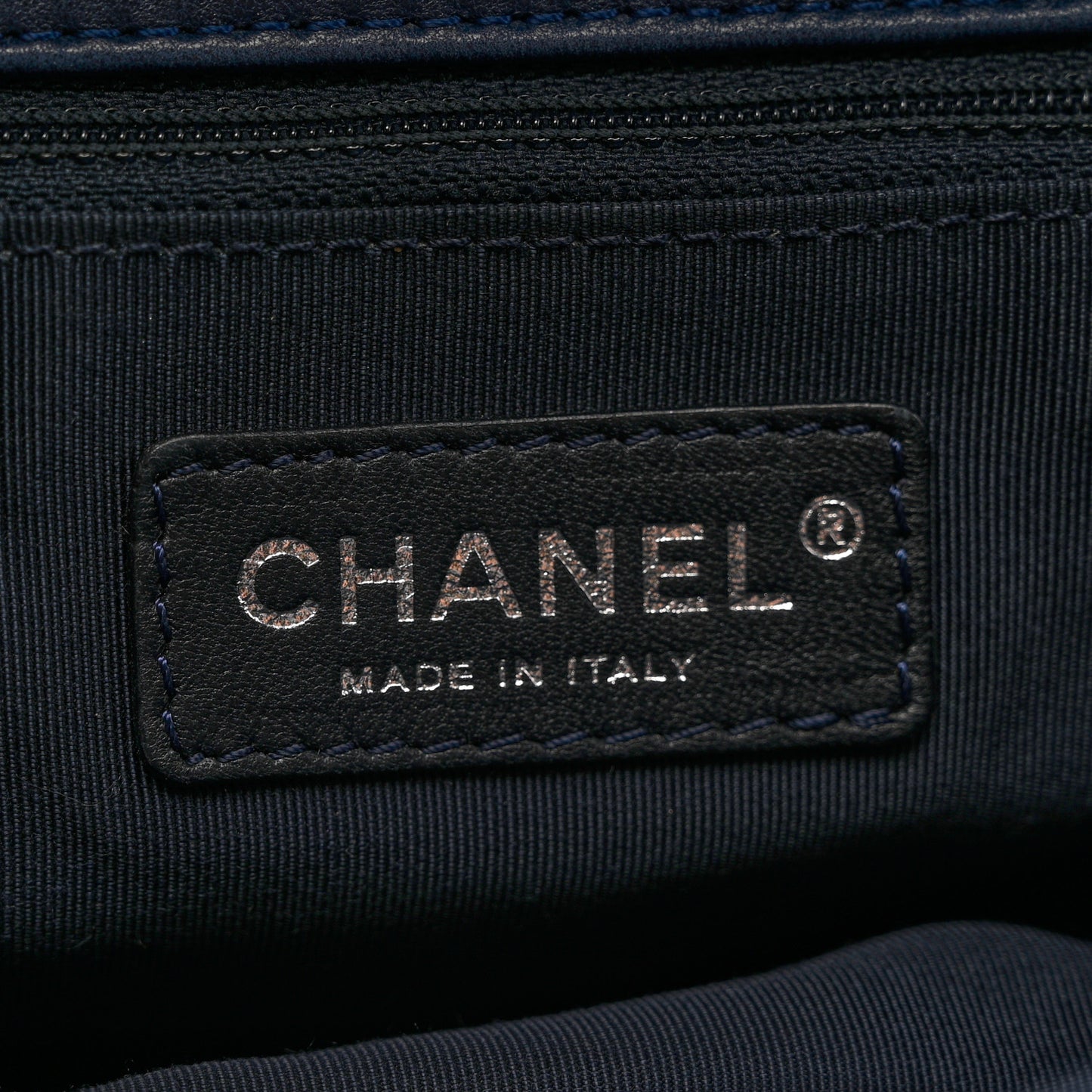 Vinyl Small Lipstick Flap Bag Blue