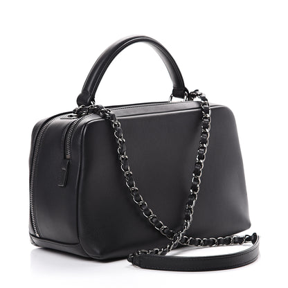 Chanel Calfskin Small Trendy CC Bowling Bag Black 2 of 11