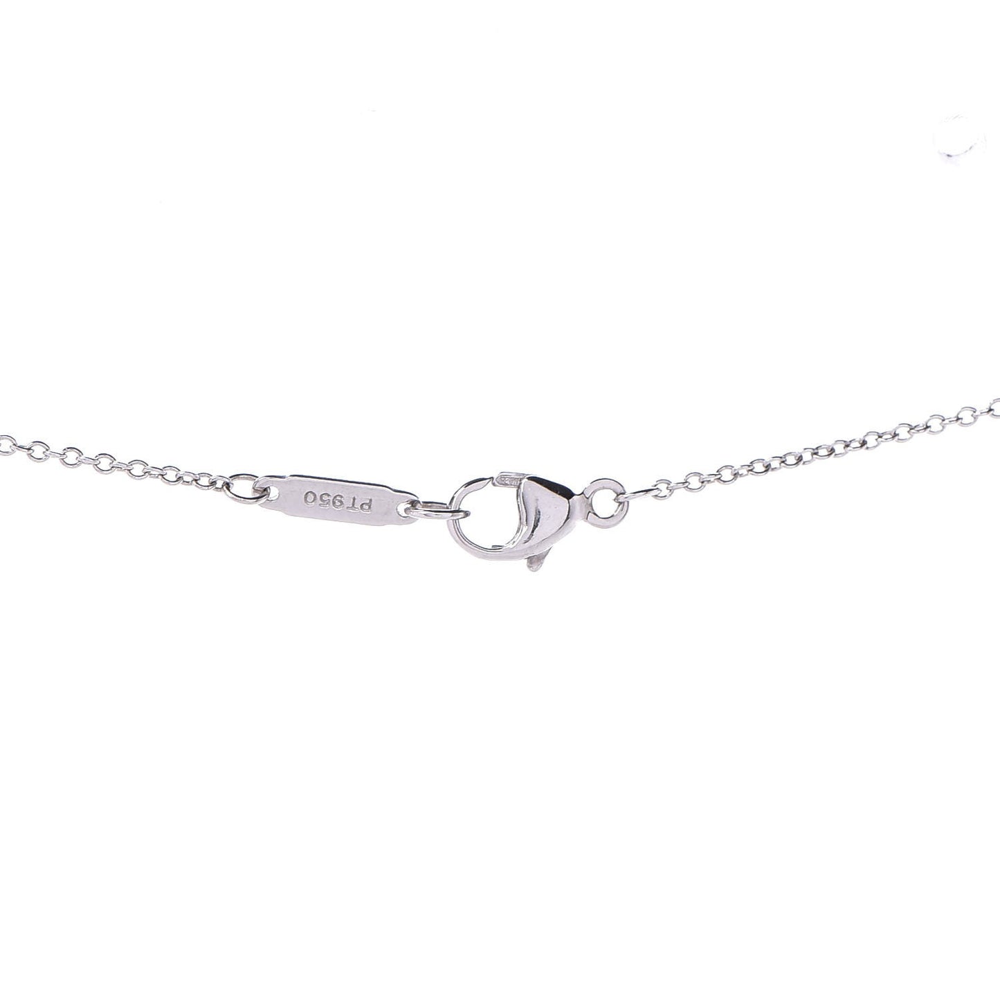 Platinum Diamond Blue Sapphire Legacy Pendant Necklace