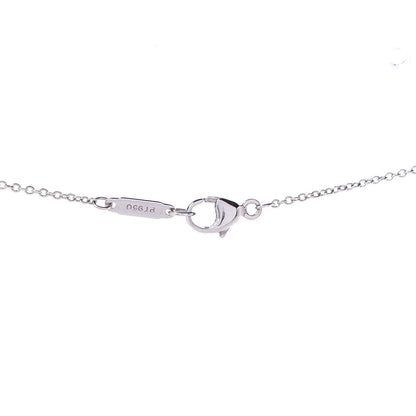 Tiffany Platinum Diamond Blue Sapphire Legacy Pendant Necklace 5 of 8