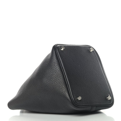 Hermes Taurillon Clemence Picotin Lock 18 PM Black 3 of 4