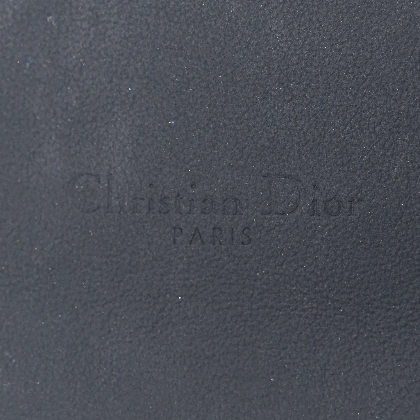 Ultra Matte Calfskin Saddle Chain Wallet Pouch Black