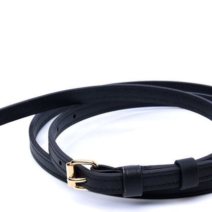 Louis Vuitton Calfskin Adjustable Shoulder Strap Black 5 of 5