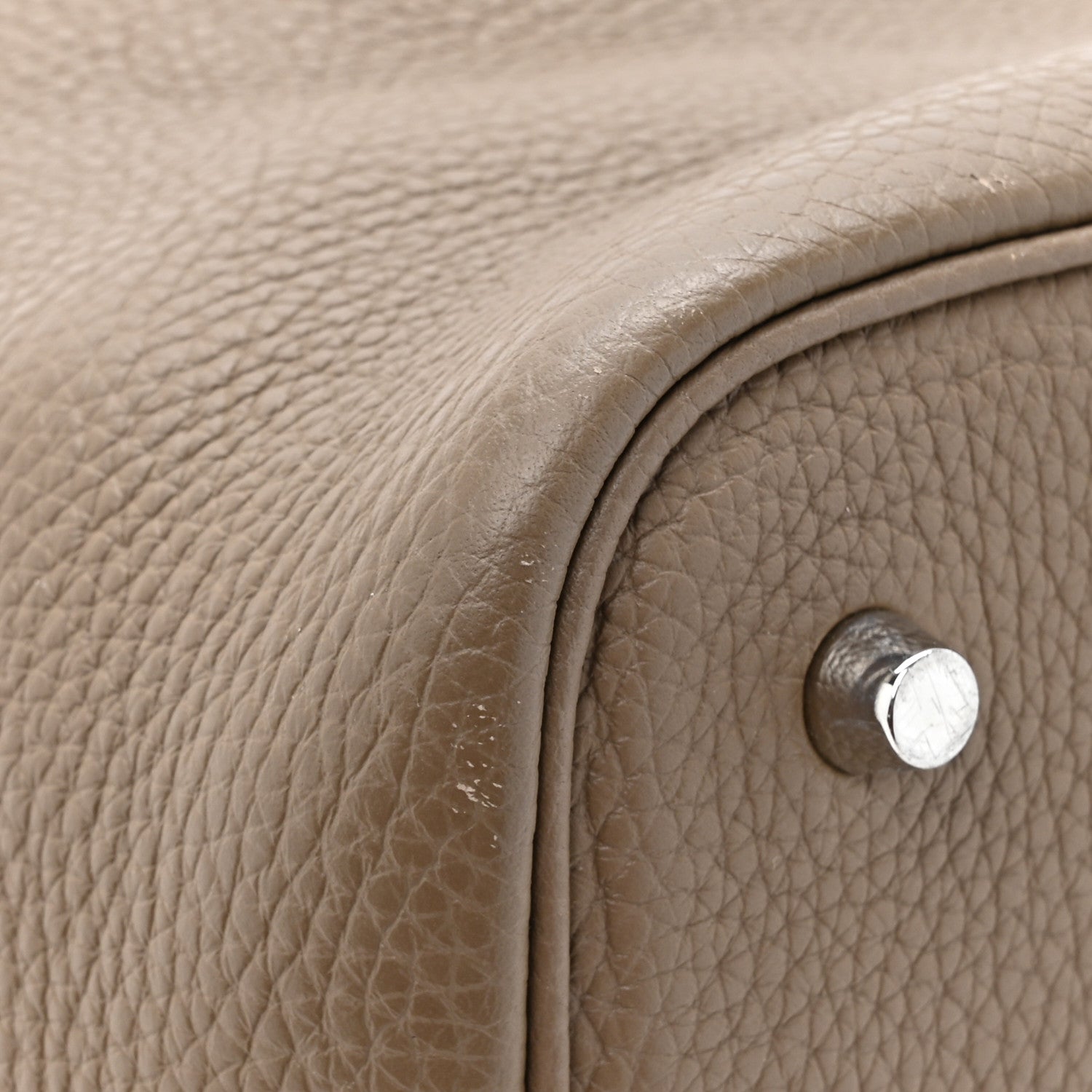 Hermes Taurillon Clemence Picotin Lock 22 MM Etoupe 13 of 15