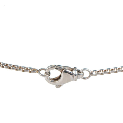 David Yurman Sterling Silver Diamond Blue Topaz 7mm Petite Albion Pendant Necklace 4 of 5