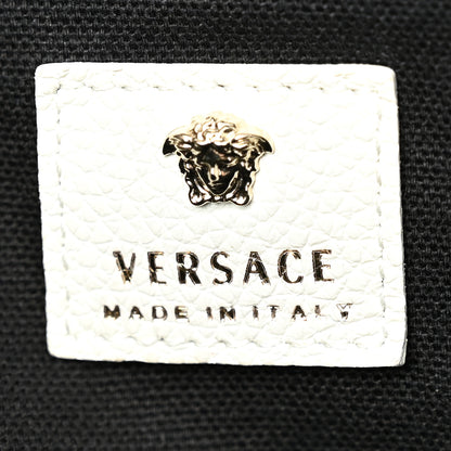 Versace Grained Calfskin Palazzo Bowler White 6 of 13