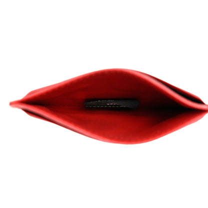 Fendi Vitello Century Monster Eyes Inlay Card Holder Black Giallo Rosso 5 of 10