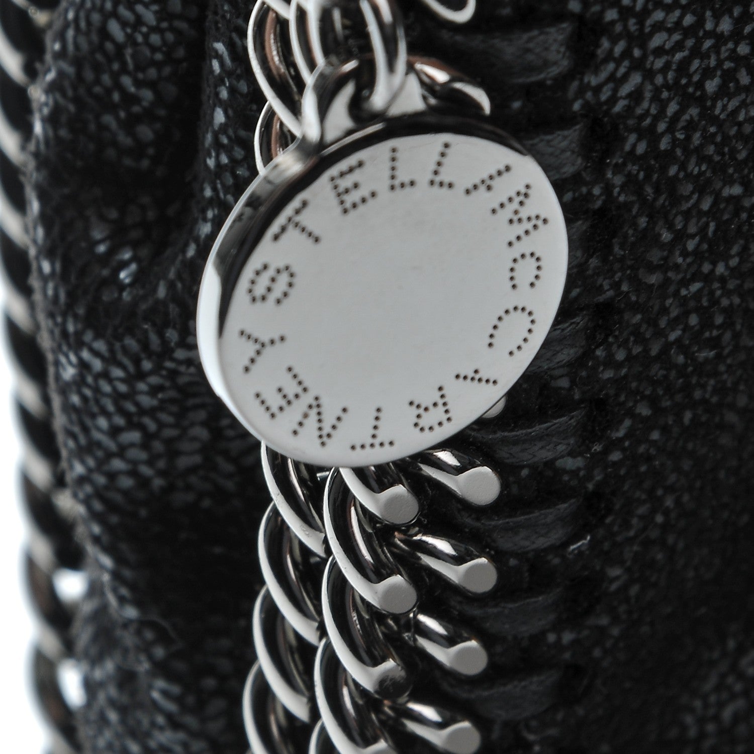 Stella McCartney Shaggy Deer Falabella Crystal Embellished Crossbody Bag Black 6 of 8
