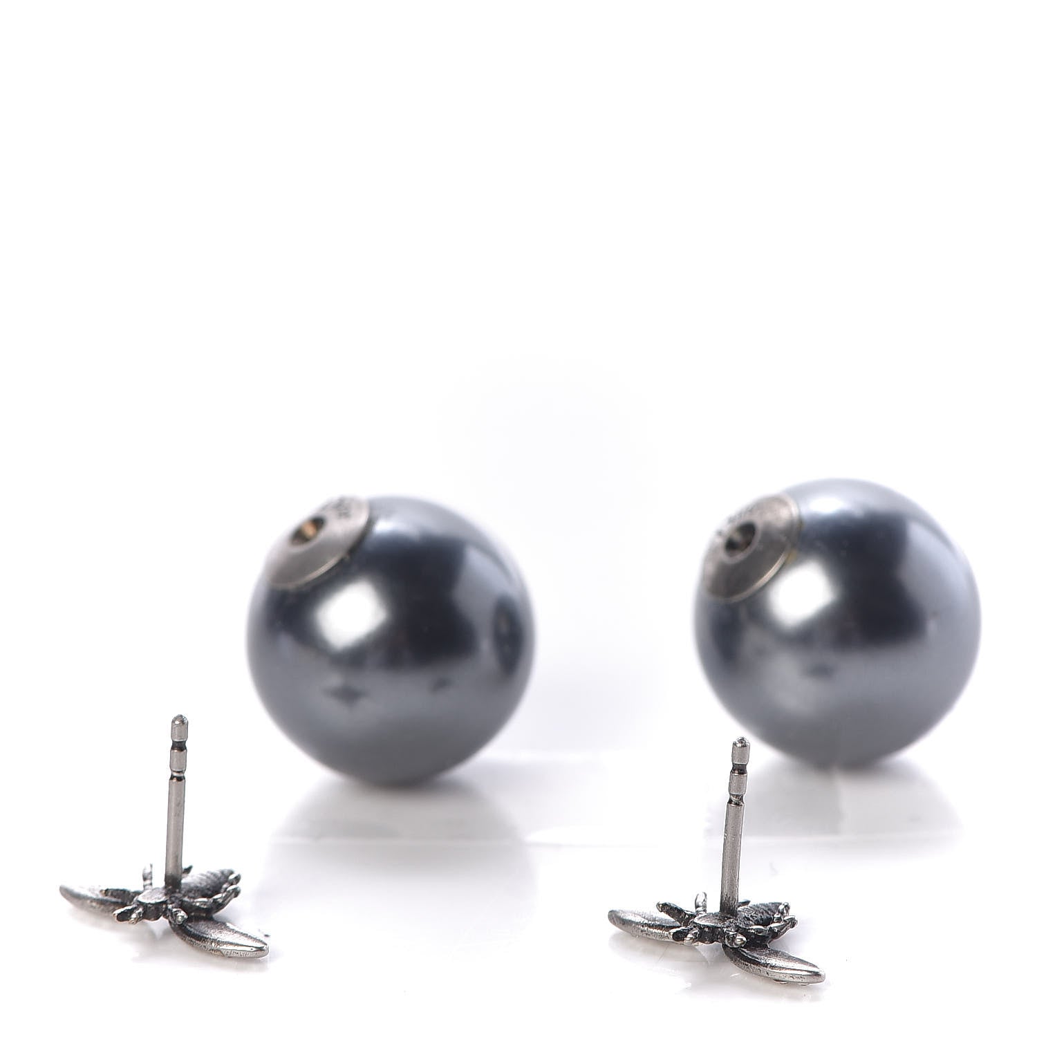 Christian Dior Mise En Dior Tribal Bee Earrings Grey 5 of 6