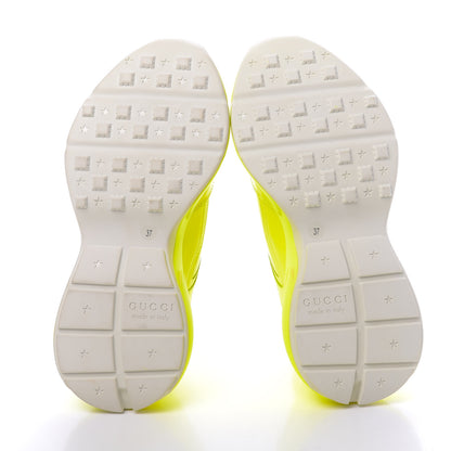 Gucci Calfskin Rhyton Sneakers 37 Fluo Yellow 5 of 9