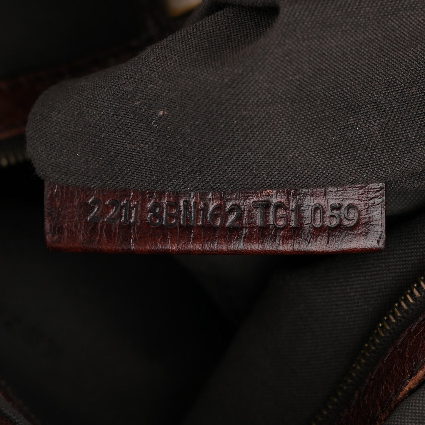 Canvas Bag De Jour Tote Black Tobacco