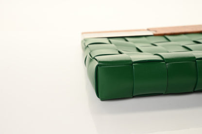 Bottega Veneta Nappa Intrecciato The Snap Clutch Racing Green 16 of 18