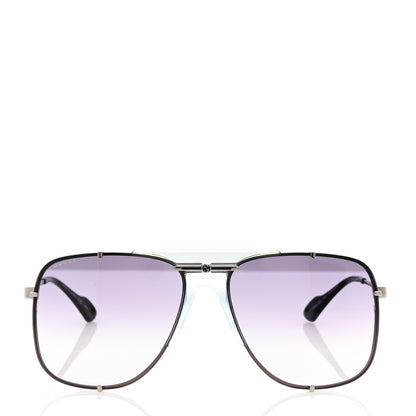 Gucci Metal Square Frame Sunglasses GG0739S Black 2 of 8