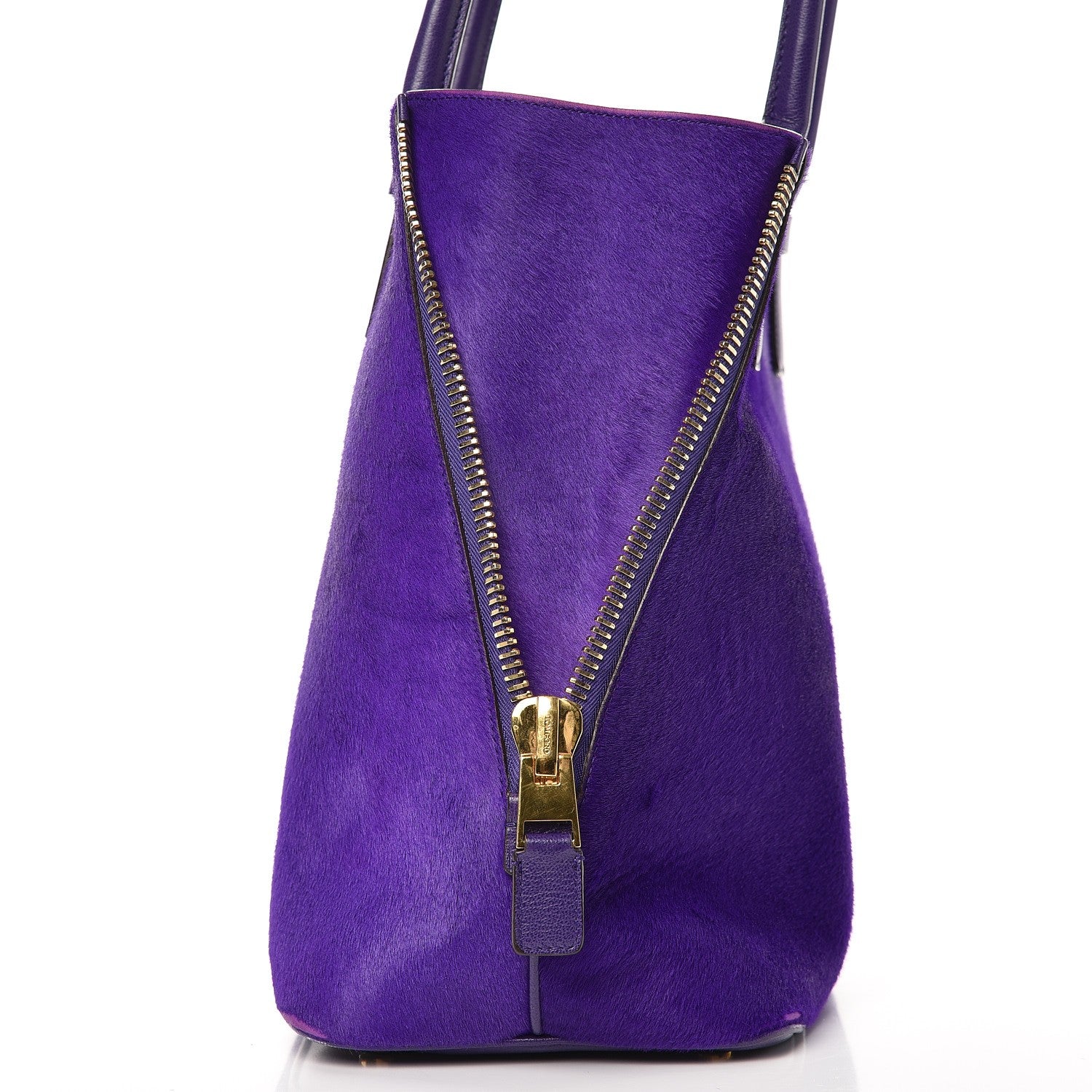 Tom Ford Calf Hair Medium Jennifer Trapeze Tote Purple 16 of 16