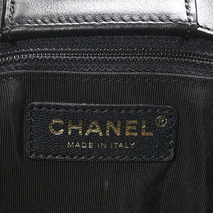 Chanel Calfskin Quilted Large Classic Shopping Tote Black 6 of 9