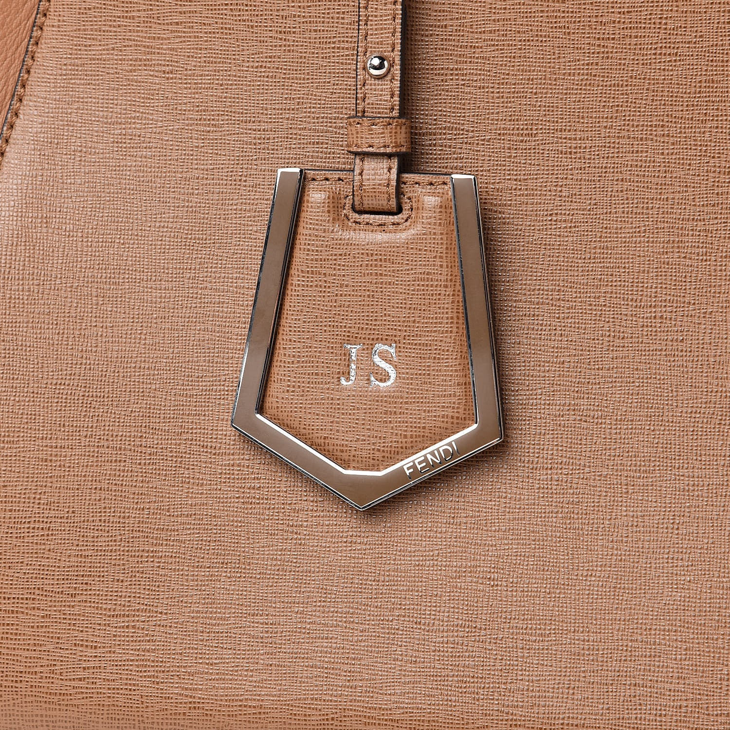 Fendi Vitello Elite Regular 2Jours Tote Orzo 11 of 11
