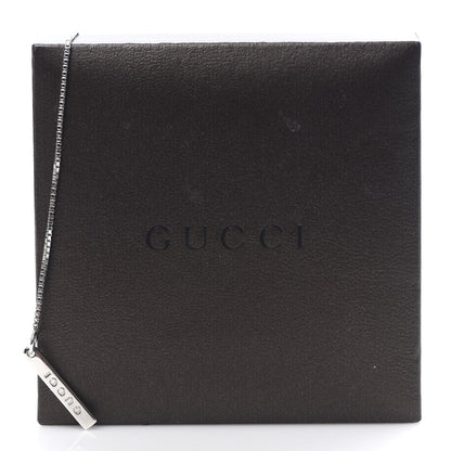 Gucci 18K White Gold 20mm Lariat Necklace 5 of 5