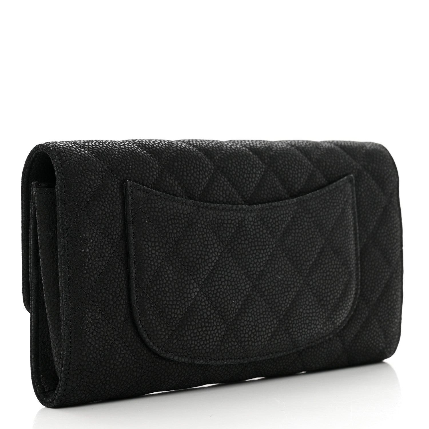Chanel Caviar Quilted Travel Wallet Black 4 of 10